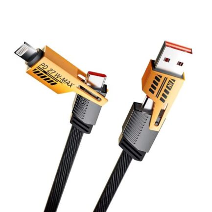 4-in-1 Multi Usb Charging Cable – For Iphone And Type C | Fast Pd Charger Cord For Iphone, Ipad, Samsung, Macbook - Image 6
