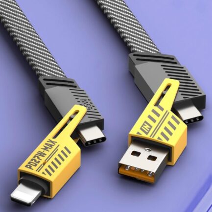 4-in-1 Multi Usb Charging Cable – For Iphone And Type C | Fast Pd Charger Cord For Iphone, Ipad, Samsung, Macbook - Image 18