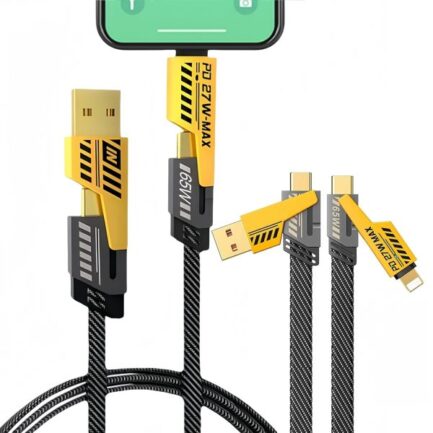 4-in-1 Multi Usb Charging Cable – For Iphone And Type C | Fast Pd Charger Cord For Iphone, Ipad, Samsung, Macbook - Image 7