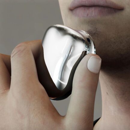 Mini Shaver 3 Blades Portable Electric Shaver Type-c Fast Charging Pocket Razor Beard Trimmer Shaving Machine - Image 3