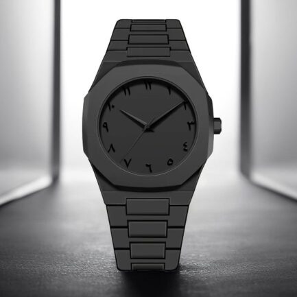 Full Black Aura Quartz Watch – Lightweight Design, , Premium Quality & Finish – Best Quality Analog Watch For Boys – Watch For Men | Full Black Color Watch - Image 7