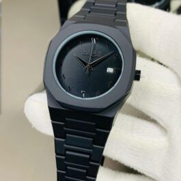 Full Black Aura Quartz Watch – Lightweight Design, , Premium Quality & Finish – Best Quality Analog Watch For Boys – Watch For Men | Full Black Color Watch
