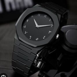 Full Black Aura Quartz Watch – Lightweight Design, , Premium Quality & Finish – Best Quality Analog Watch For Boys – Watch For Men | Full Black Color Watch