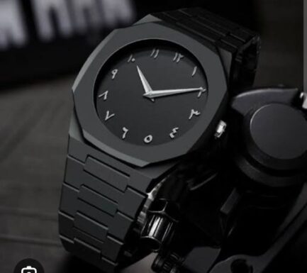 Full Black Aura Quartz Watch – Lightweight Design, , Premium Quality & Finish – Best Quality Analog Watch For Boys – Watch For Men | Full Black Color Watch - Image 2