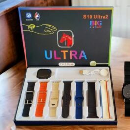S10 Ultra 2 Smart Watch For Kids & Adults | 7 Stylish Straps | Titanium Body | Magnetic Charger | Water Resistant