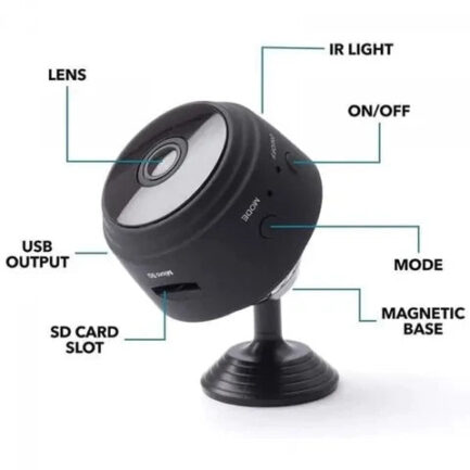 A9 Mini Camera With Stand || Wifi Camera Wireless Monitoring Hd || New Camera || Mini Wifi Camera || Home Security Dvr Sensor Wifi Cameras With V38 Apps - Image 4