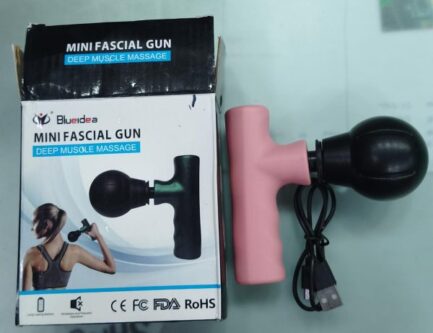 Black Mini Fascial Gun Deep Muscle Massager Mini Head And Face Massager Portable Suitable For Gym - Image 3