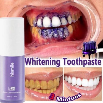 Pack Of 2 Tooth Brush Plus Hismiles Deal Teeth Brightening V34 Colour Corrector Serum Micro Nano Deal For Sensitive Gums Toothbrush - Image 4