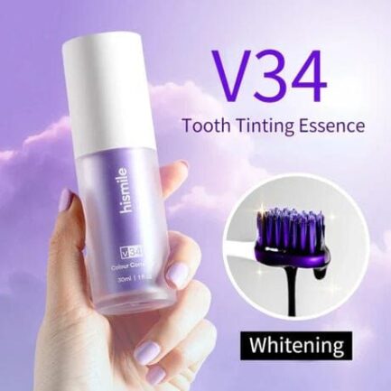 Pack Of 2 Tooth Brush Plus Hismiles Deal Teeth Brightening V34 Colour Corrector Serum Micro Nano Deal For Sensitive Gums Toothbrush - Image 6
