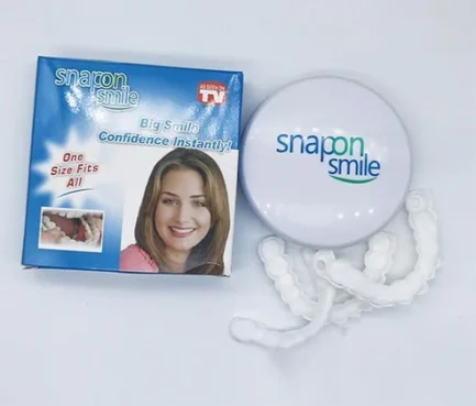 Snap On Smile Veneers Teeth For Men And Women Moldable False Artificial Braces Teeth - Image 2