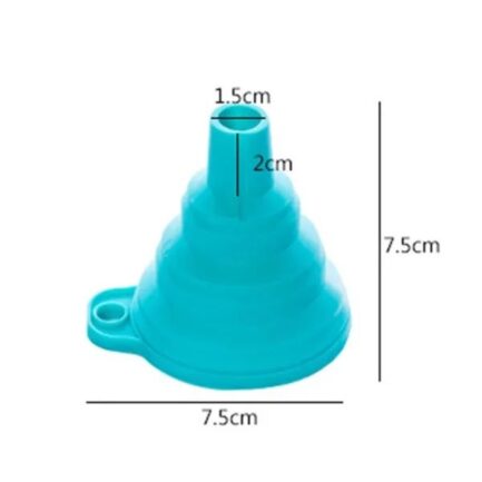 Silicone Oil Funnel, Kitchen Liquid Oil Dispensing Tool (random Color) - Image 4